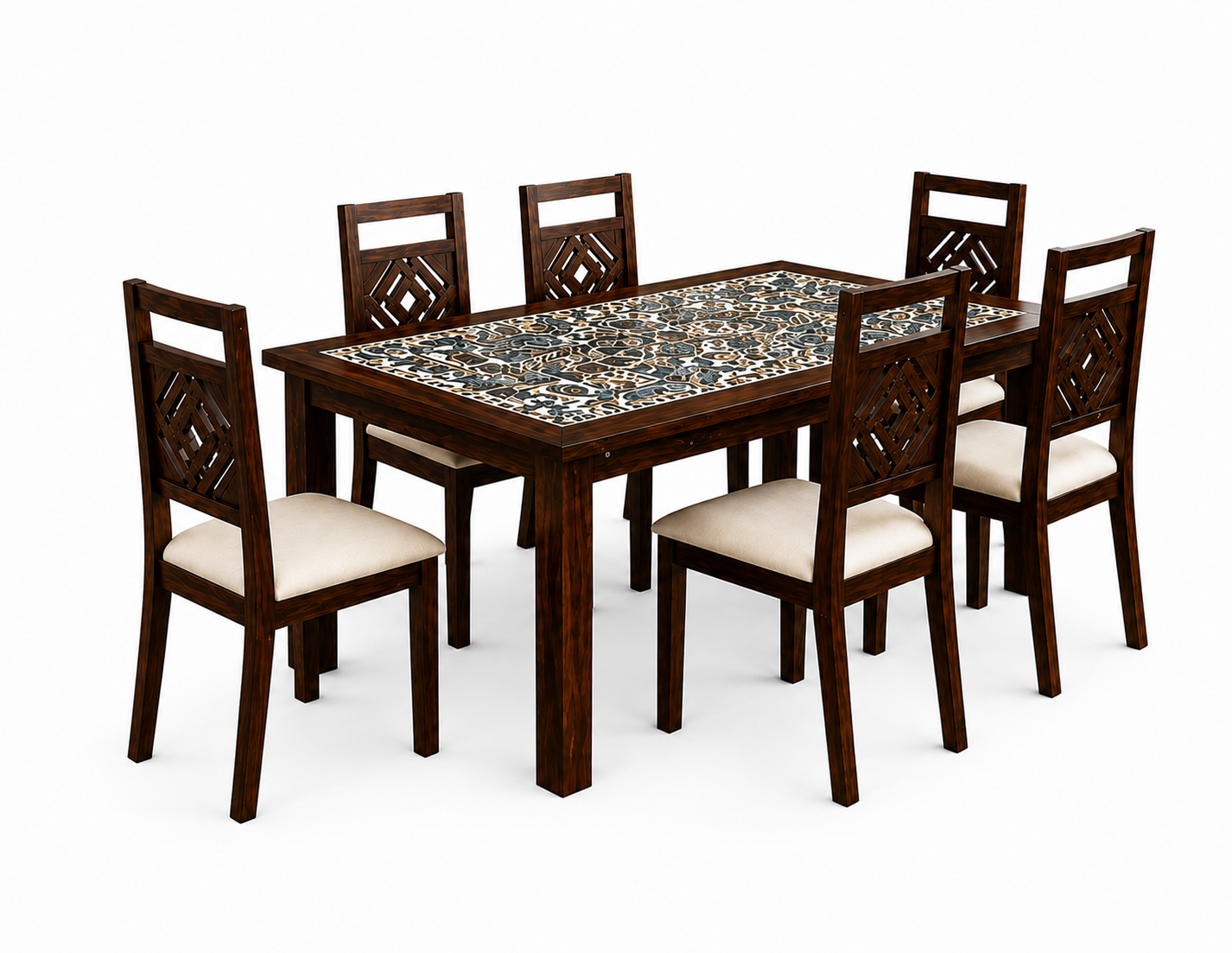 Industrial 6-Seater Dining view 2